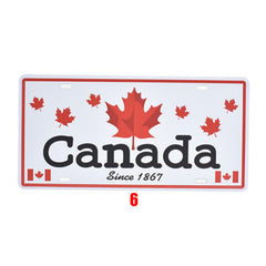 Vintage License Plate โ Retro Wall Decoration ๐