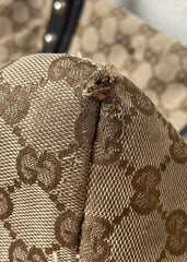Gucci GG Monogram Canvas Web Stripe Tote Bag – Vintage Classic