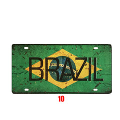 Vintage License Plate โ Retro Wall Decoration ๐