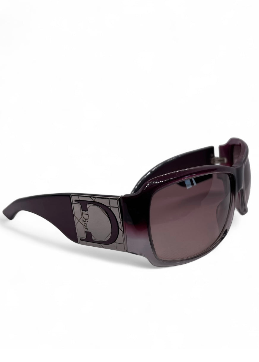 Christian Dior Vintage Sunglasses โ Oversized Purple Frame - Vintage Versatile