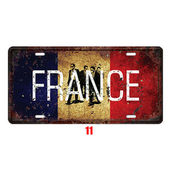 Vintage License Plate โ Retro Wall Decoration ๐