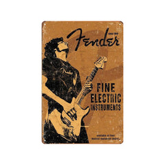 Vintage Rock Tin Sign – Retro Wall Art 🎸