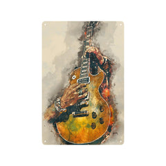 Vintage Rock Tin Sign – Retro Wall Art 🎸