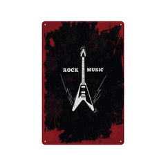 Vintage Rock Tin Sign – Retro Wall Art 🎸
