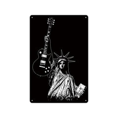 Vintage Rock Tin Sign – Retro Wall Art 🎸