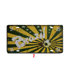 Vintage License Plate โ Retro Wall Decoration ๐