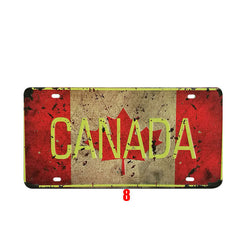 Vintage License Plate โ Retro Wall Decoration ๐