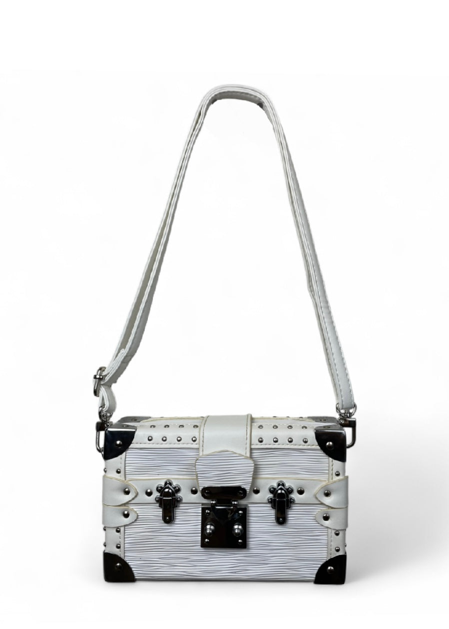 Y2K Trunk Box Shoulder Bag 2000s - Vintage Versatile