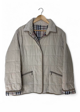 Burberry Quilted Jacket – Iconic Nova Check Lining - Vintage Versatile