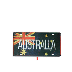 Vintage License Plate โ Retro Wall Decoration ๐