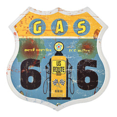 Route 66 Vintage Shield Sign 🛣️ - Vintage Versatile