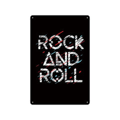 Vintage Rock Tin Sign – Retro Wall Art 🎸