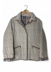 Burberry Quilted Jacket – Iconic Nova Check Lining - Vintage Versatile