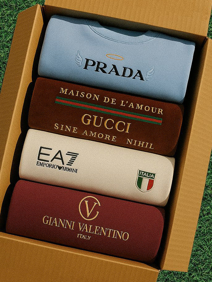 Caixa Marcas Italianas 🇮🇹 - Vintage Versatile