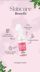 Versatile Beauty – Rose & Rice Water Facial Cleanser 🌸